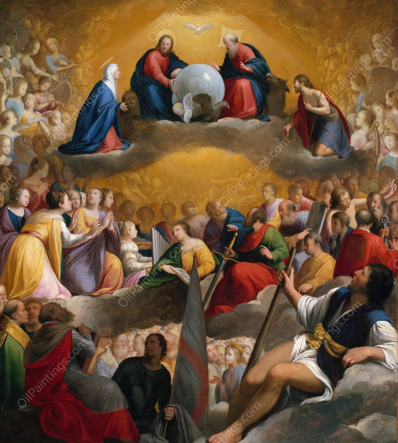 Paradise  by Carlo Saraceni - Hand-Painted Oil Painting Reproduction