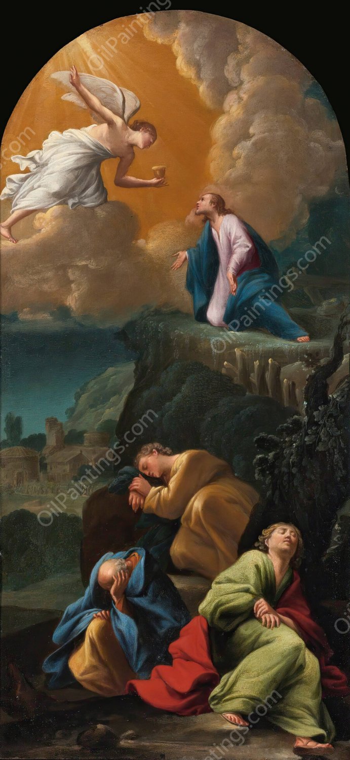 The Agony In The Garden by Carlo Saraceni - Hand-Painted Oil Painting Reproduction