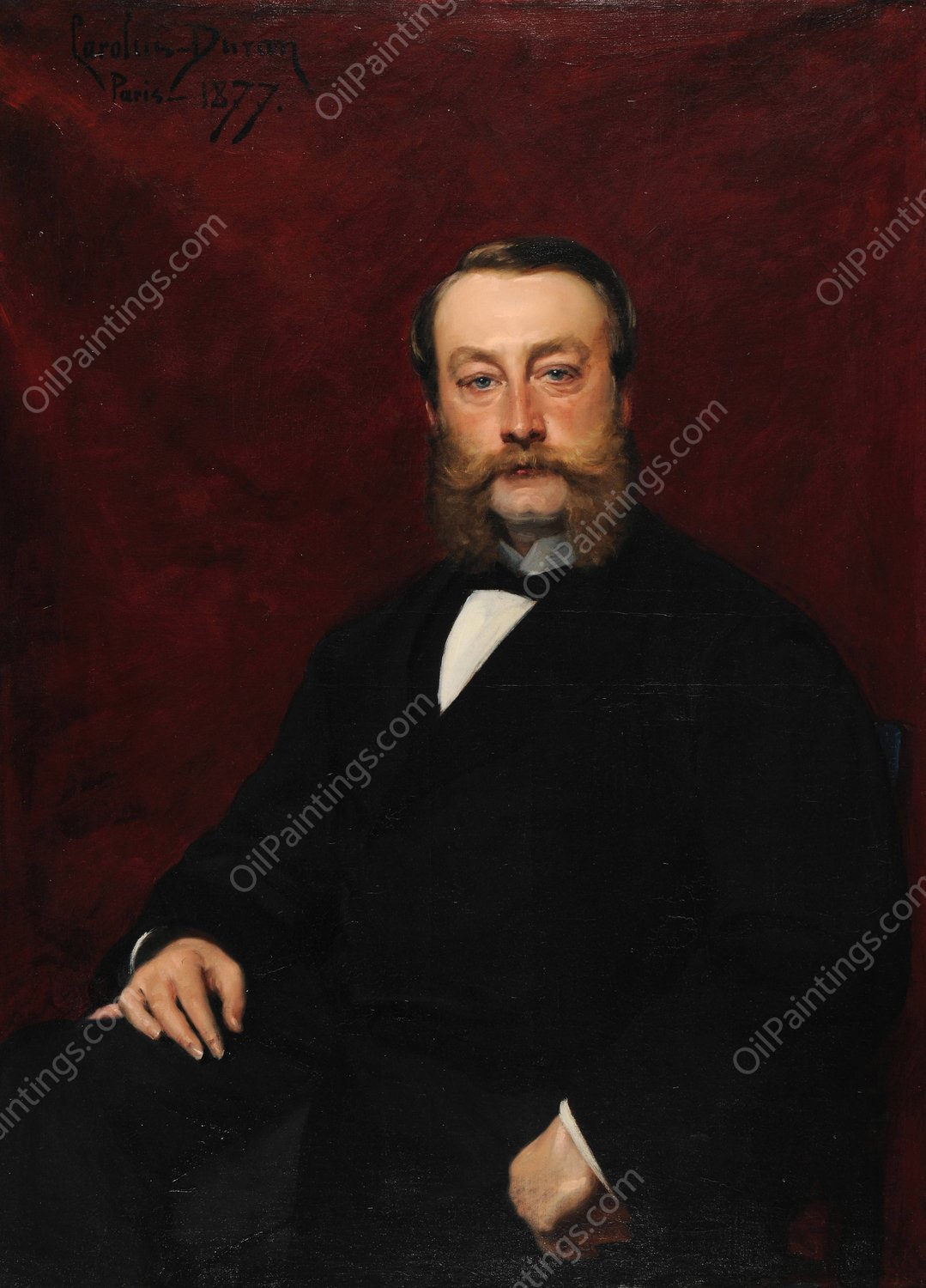 Henri Alexandre Louis Pommery  by Carolus-Duran - Hand-Painted Oil Painting Reproduction