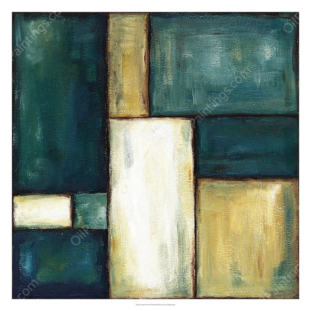 Cobalt I by Chariklia Zarris - Hand-Painted Oil Painting Reproduction