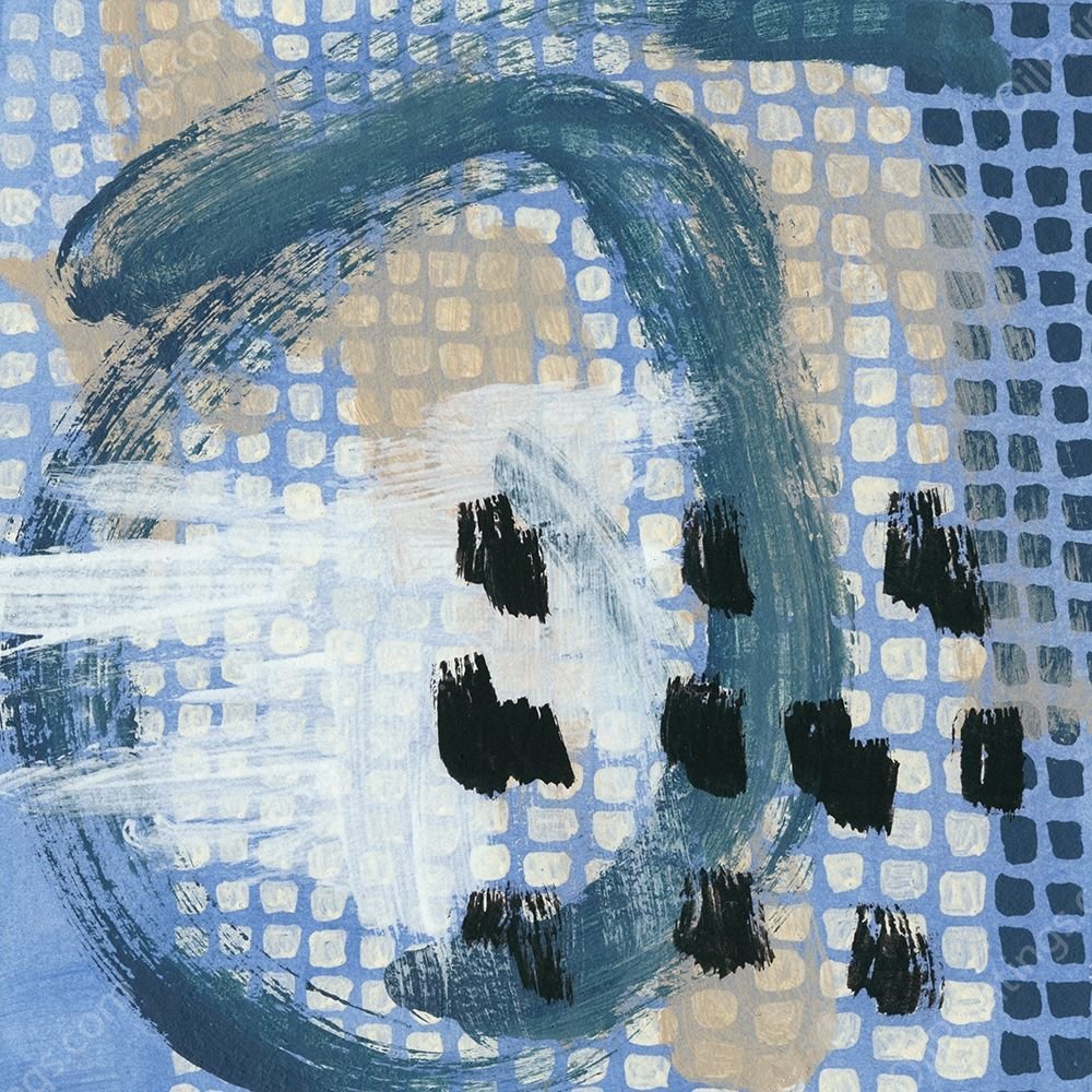 Dwellings IV by Chariklia Zarris - Hand-Painted Oil Painting Reproduction