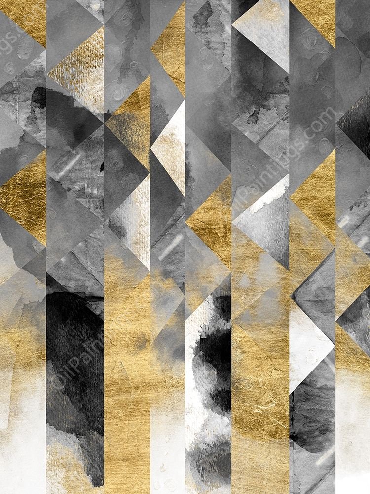 Gilt Reflections I by Chariklia Zarris - Hand-Painted Oil Painting Reproduction