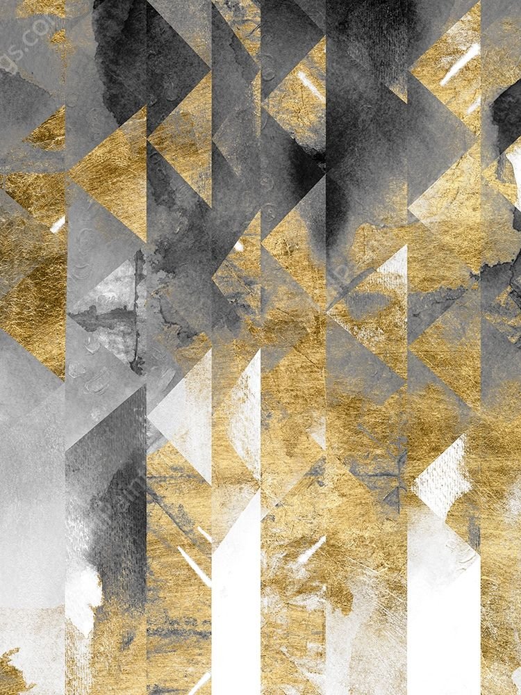 Gilt Reflections II by Chariklia Zarris - Hand-Painted Oil Painting Reproduction