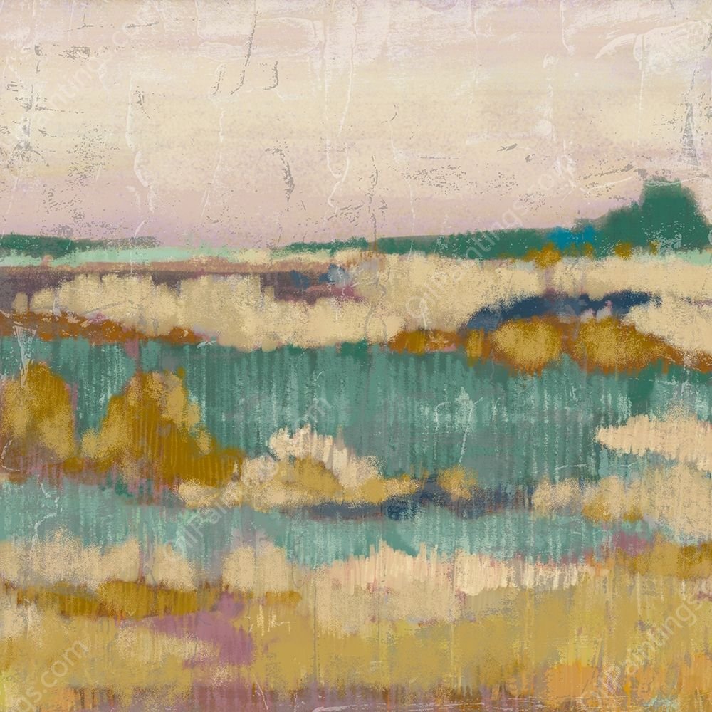 Marsh Impressions I by Chariklia Zarris - Hand-Painted Oil Painting Reproduction