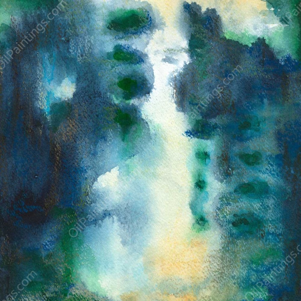 Ocean Deep II by Chariklia Zarris - Hand-Painted Oil Painting Reproduction