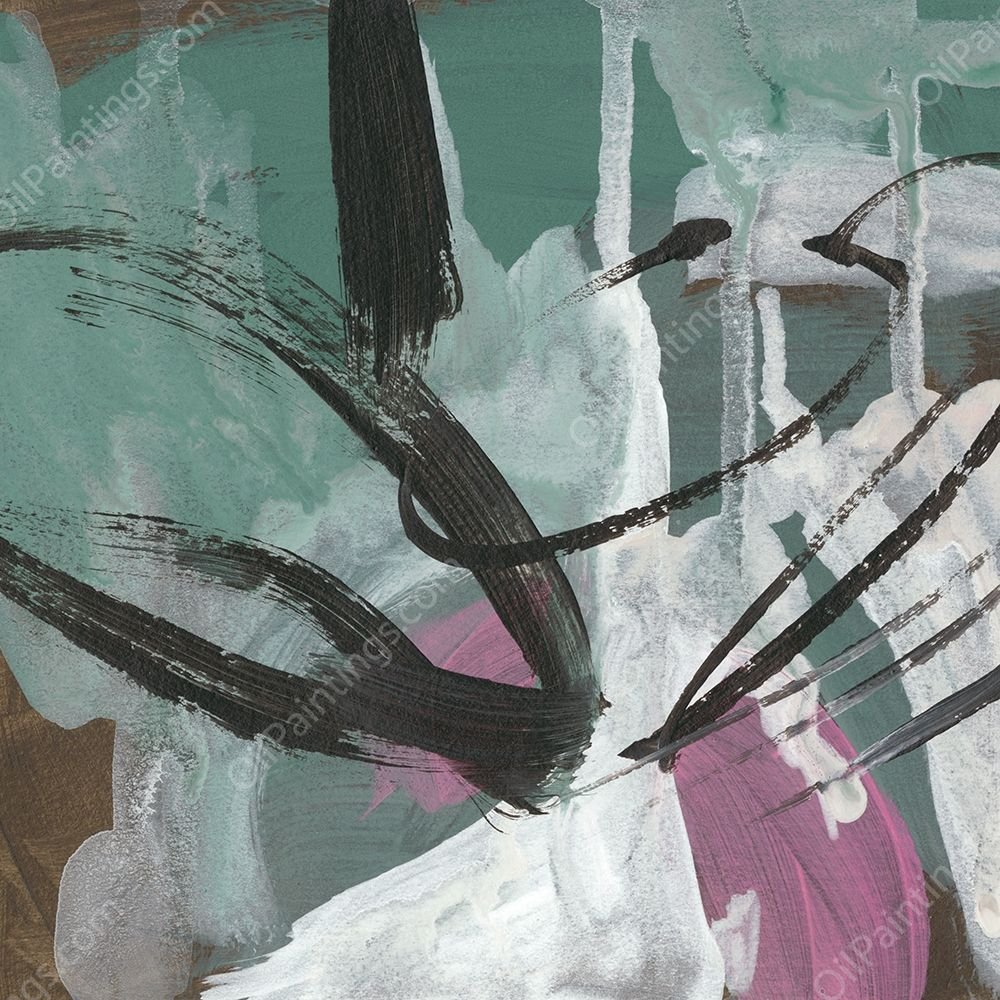 Uncharted Territory II by Chariklia Zarris - Hand-Painted Oil Painting Reproduction