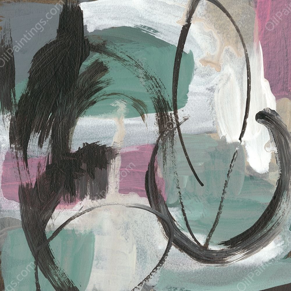 Uncharted Territory VI by Chariklia Zarris - Hand-Painted Oil Painting Reproduction