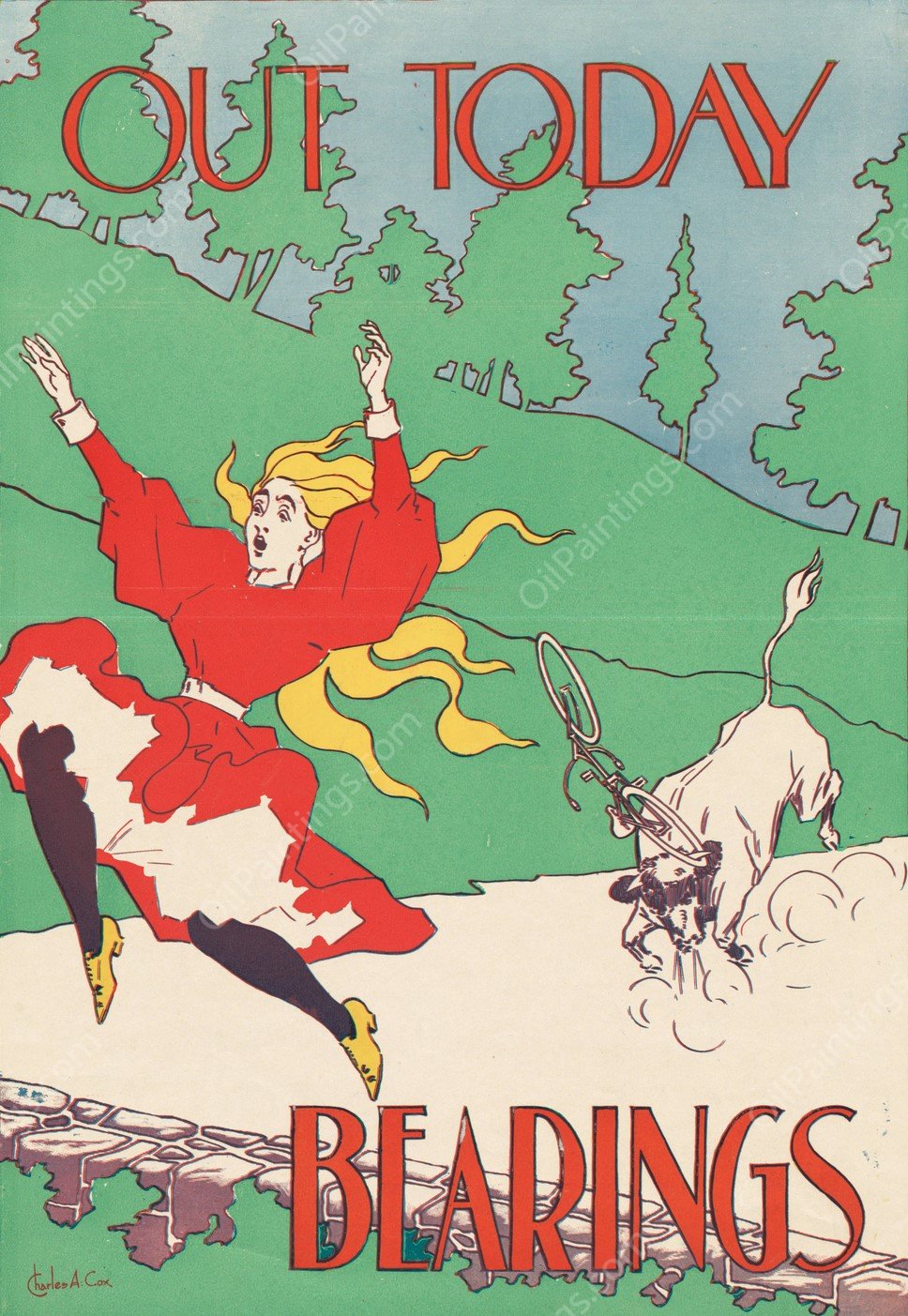 Out today, Bearings  by Charles Arthur Cox - Hand-Painted Oil Painting Reproduction