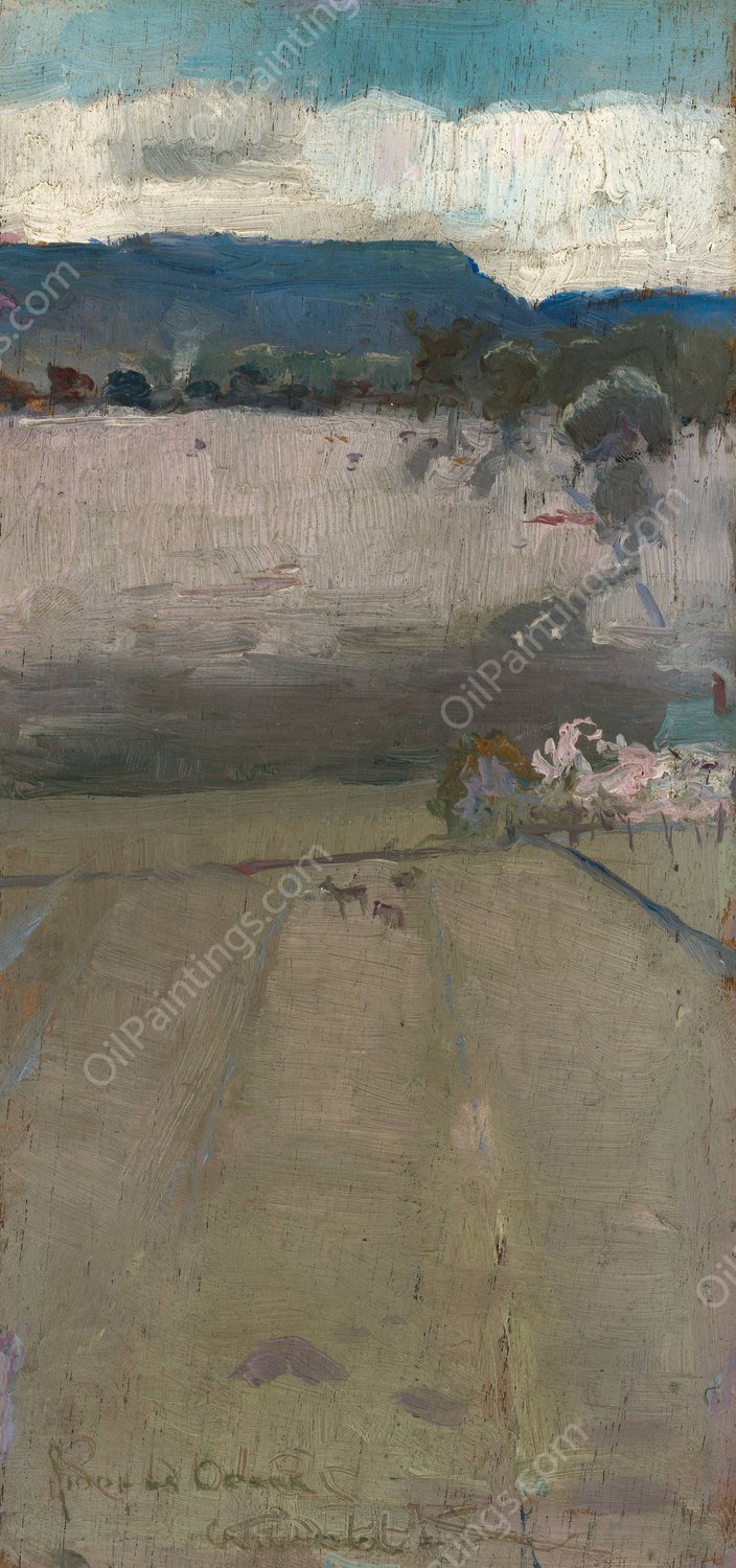 Riddell's Creek by Charles Conder - Hand-Painted Oil Painting Reproduction