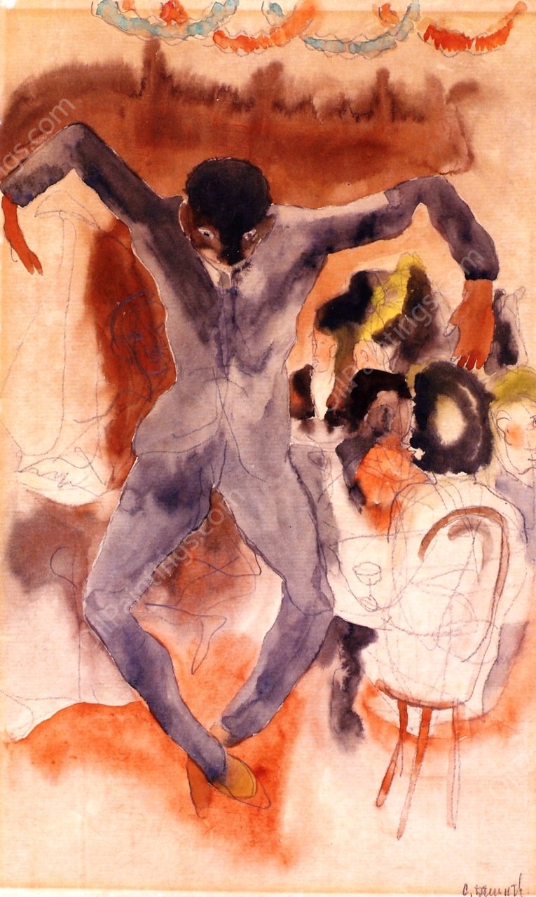 At Marshall's by Charles Demuth - Hand-Painted Oil Painting Reproduction