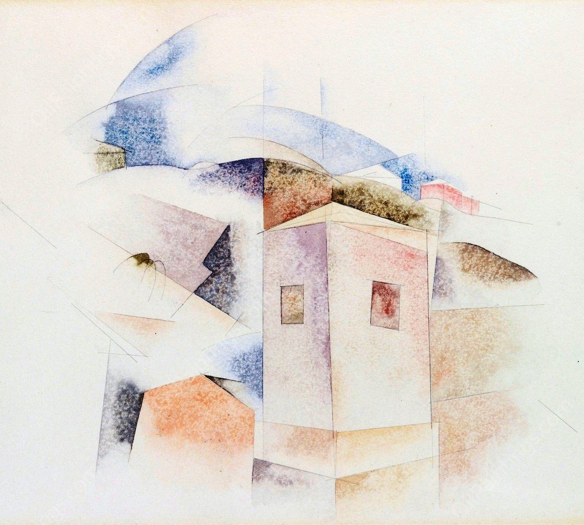 Bermuda No. 4  by Charles Demuth - Hand-Painted Oil Painting Reproduction