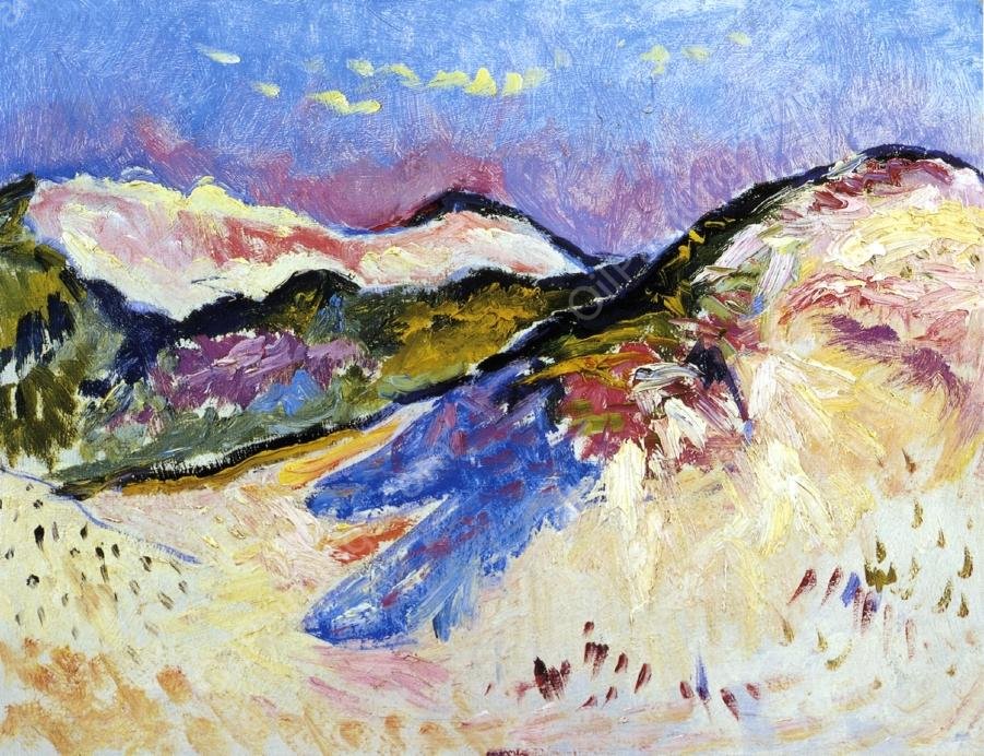 Landscape No. 4 by Charles Demuth - Hand-Painted Oil Painting Reproduction