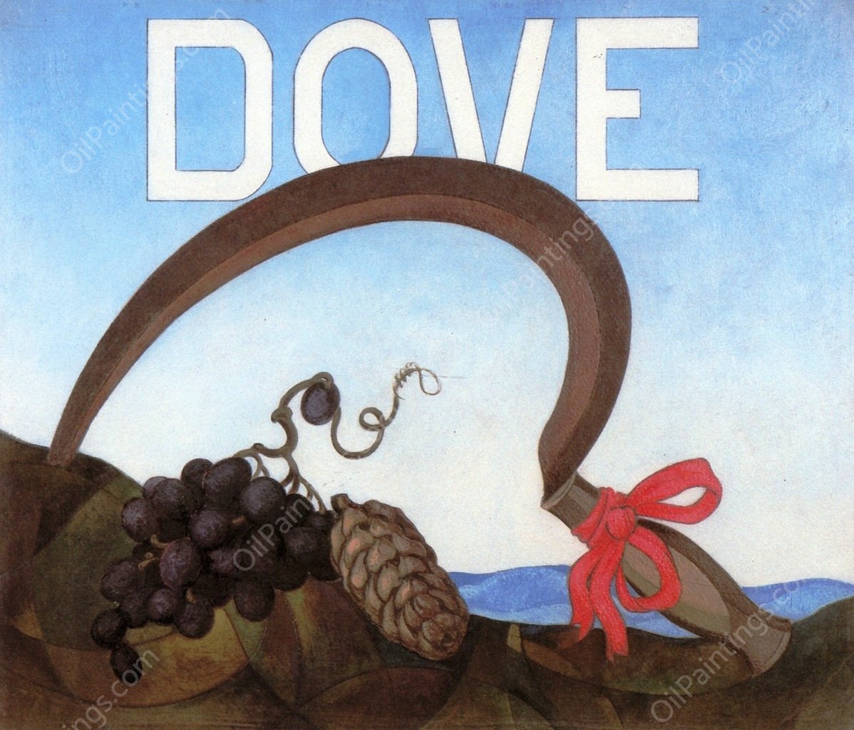 Poster Portrait: Dove by Charles Demuth - Hand-Painted Oil Painting Reproduction