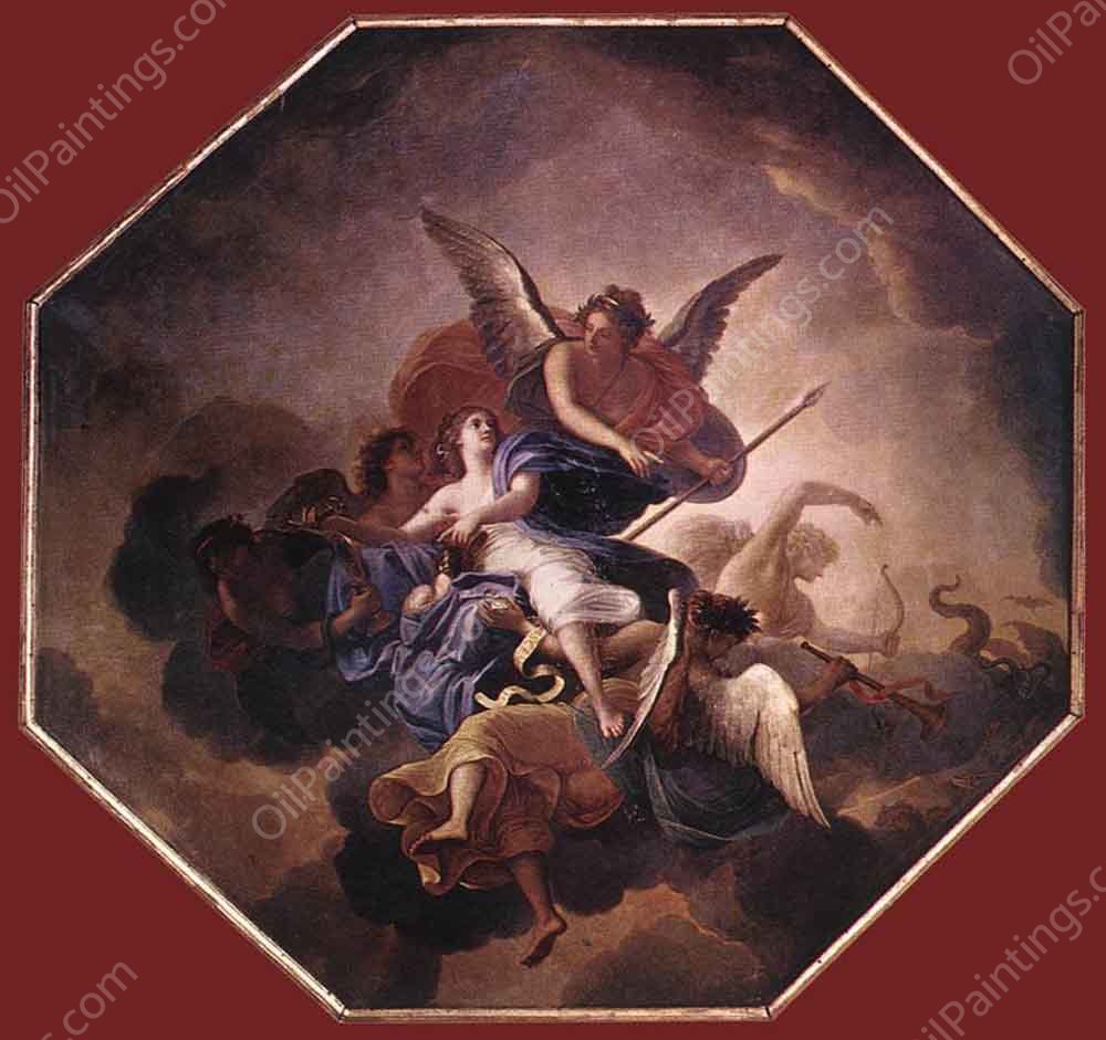 The Triumph of Faith by Charles Le Brun - Hand-Painted Oil Painting Reproduction