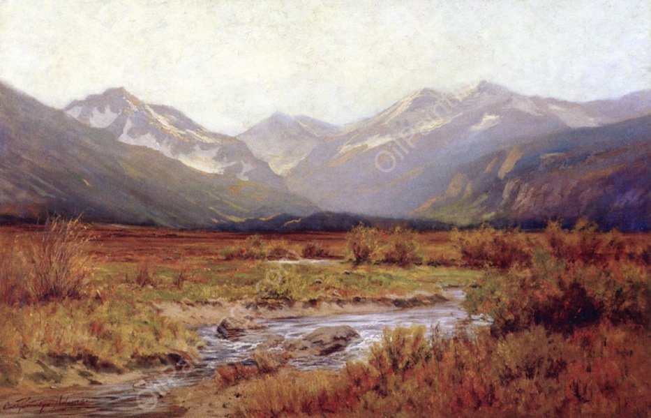 Moraine Park by Charles Partridge Adams - Hand-Painted Oil Painting Reproduction