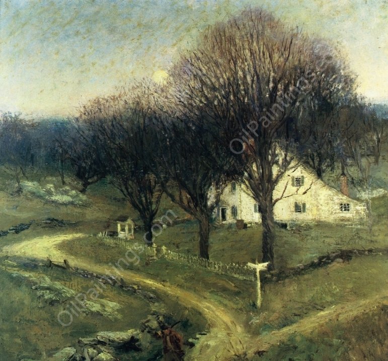 Emmets Corner by Charles R Bacon - Hand-Painted Oil Painting Reproduction