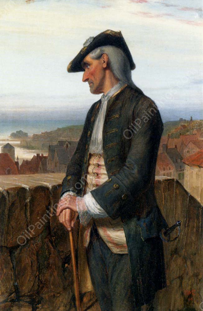 The Exiled Jacobite by Charles Sillem Lidderdale - Hand-Painted Oil Painting Reproduction