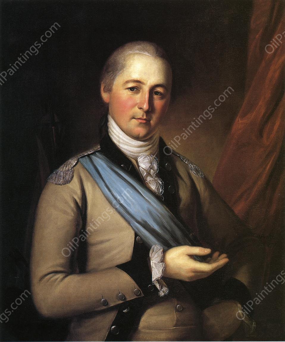 General Joseph Bloomfield by Charles Willson Peale - Hand-Painted Oil Painting Reproduction