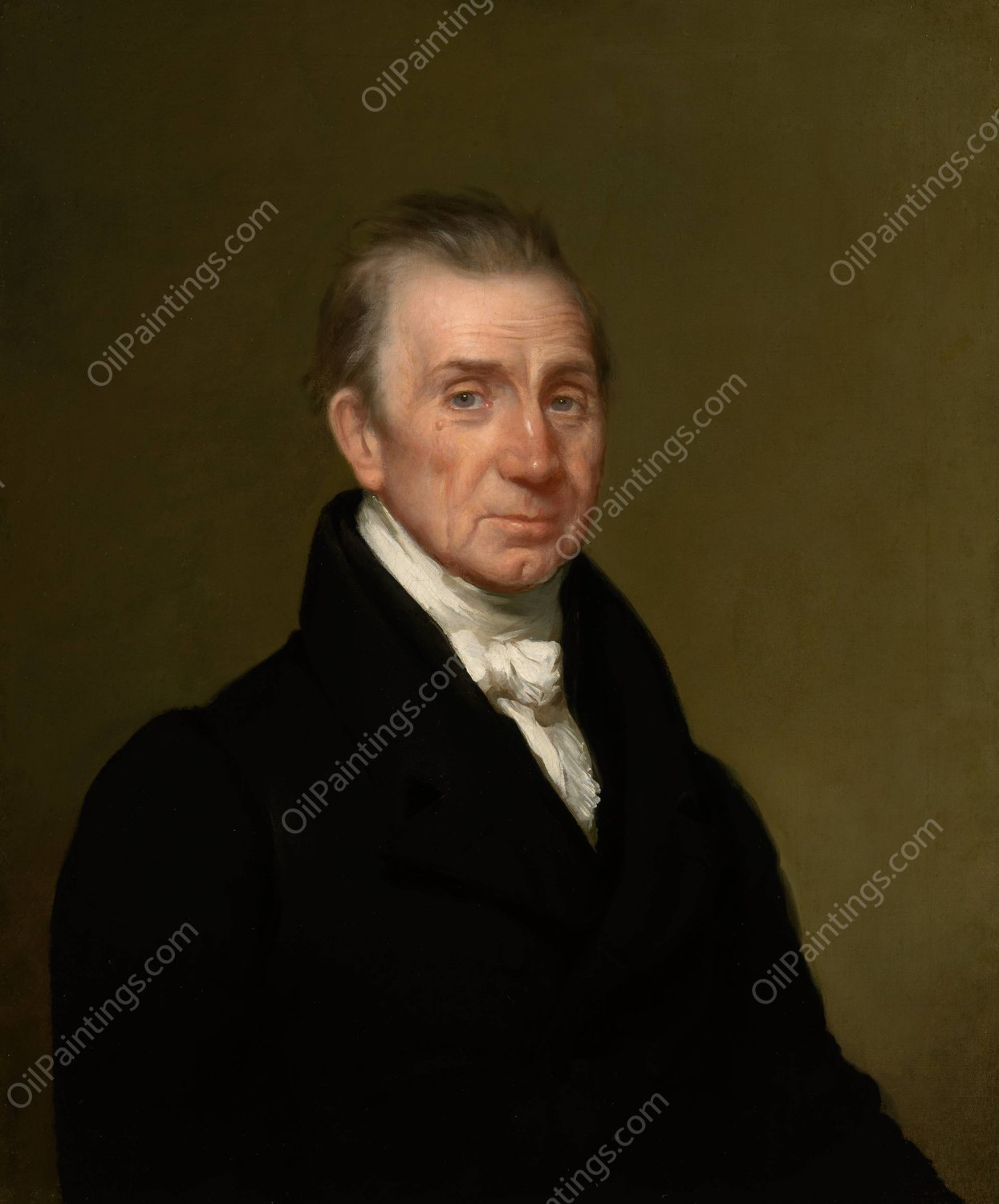 James Monroe  by Chester Harding - Hand-Painted Oil Painting Reproduction