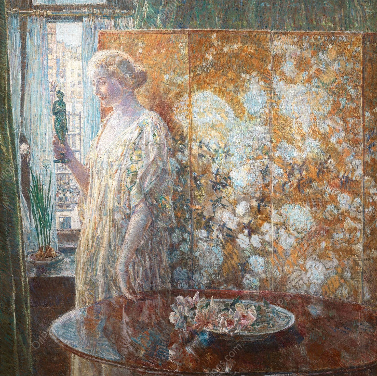Tanagra  by Childe Hassam - Hand-Painted Oil Painting Reproduction