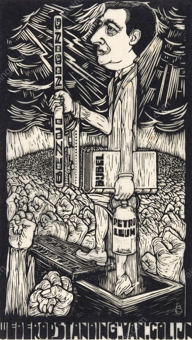 Wederopstanding van Colijn  by Chris Lebeau - Hand-Painted Oil Painting Reproduction