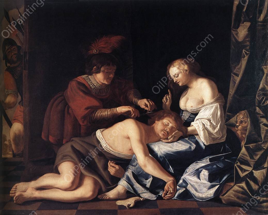 The Capture of Samson by Christiaen Van Couwenbergh - Hand-Painted Oil Painting Reproduction