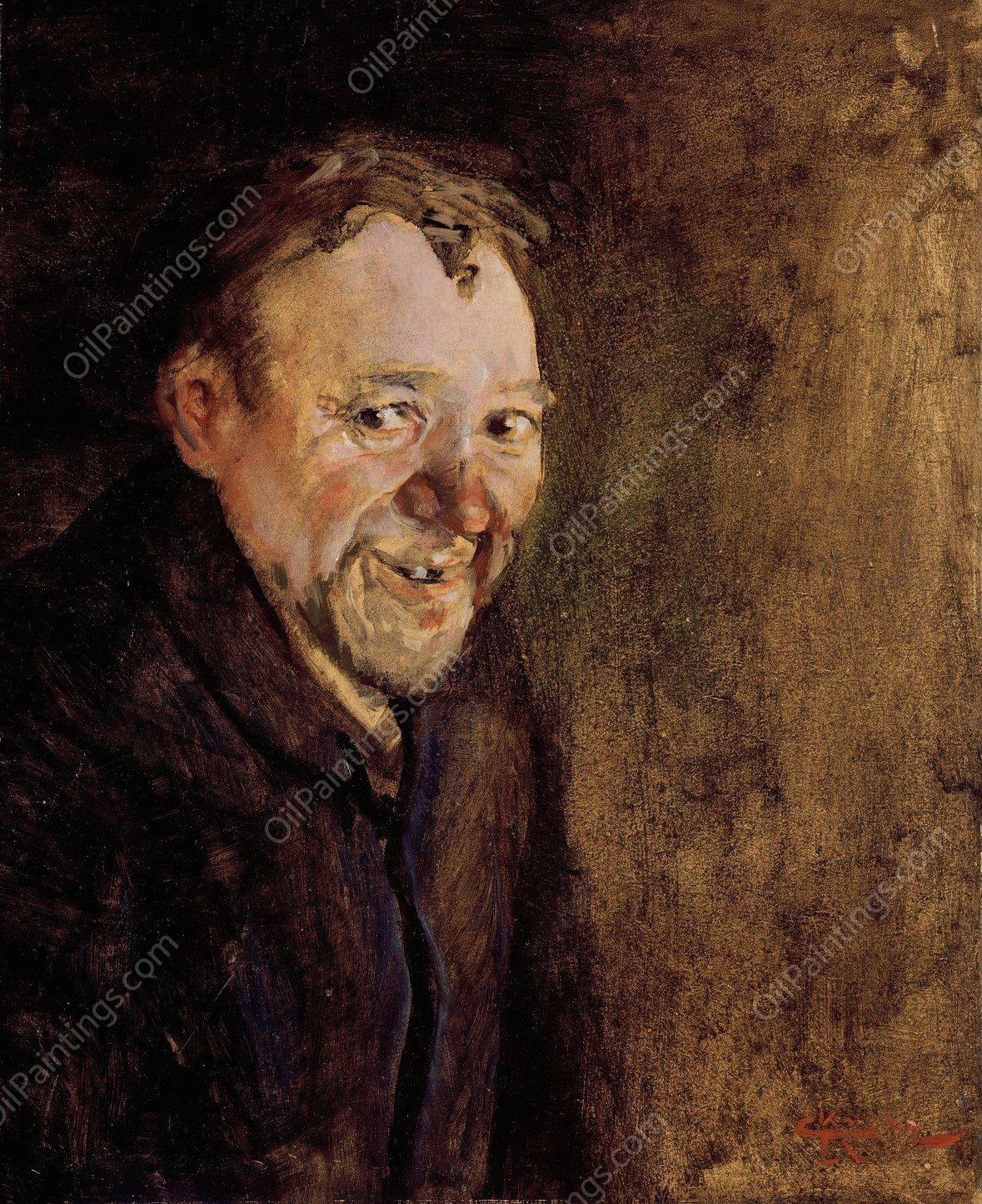 Porter No. 44  by Christian Krohg - Hand-Painted Oil Painting Reproduction