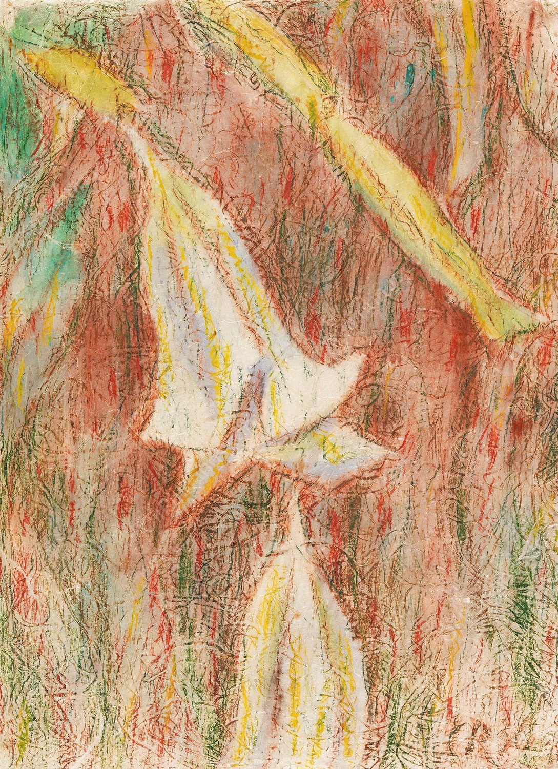 Datura Japonica  by Christian Rohlfs - Hand-Painted Oil Painting Reproduction