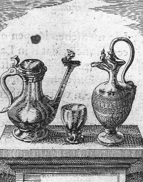 Emblem from Sinnepoppen by Claes Jansz Visscher The Younger - Hand-Painted Oil Painting Reproduction