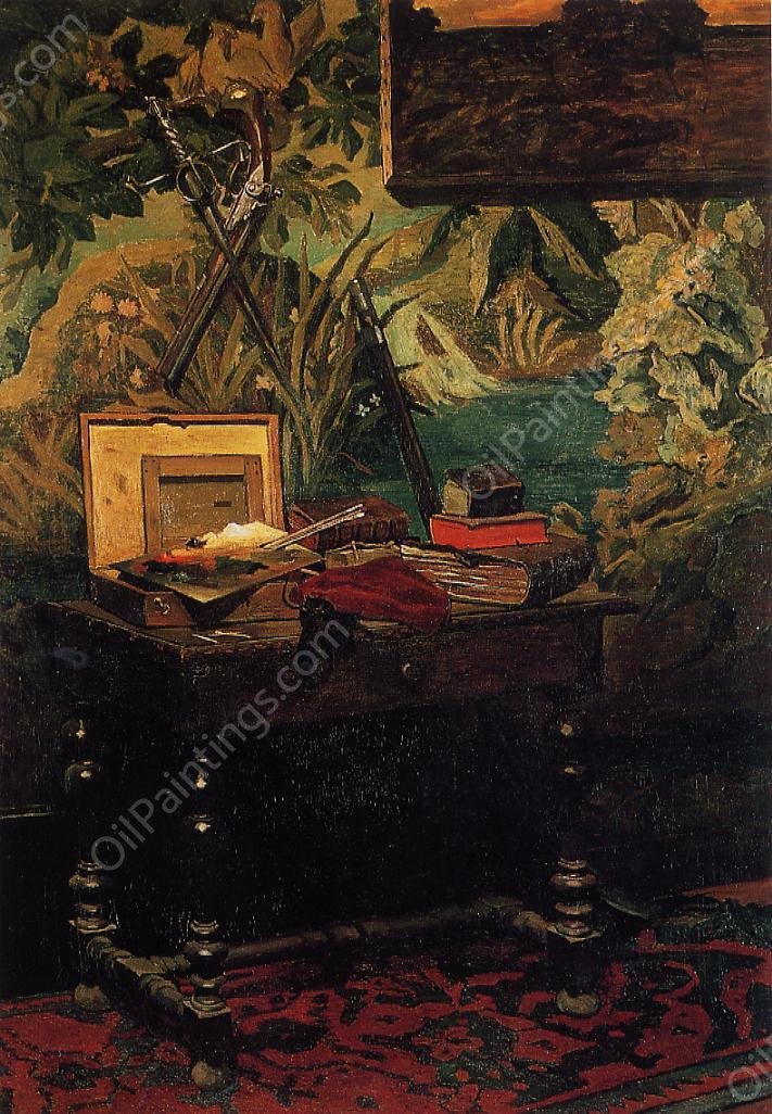 Corner of a Studio by Claude Monet - Hand-Painted Oil Painting Reproduction