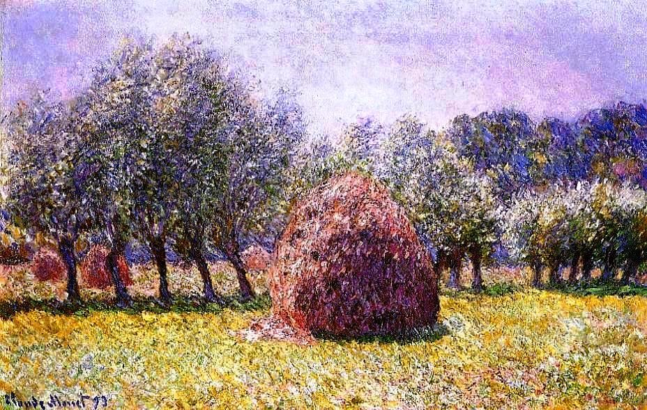 Haystack by Claude Monet - Hand-Painted Oil Painting Reproduction