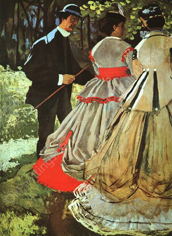 Le Dejeuner sur l'Herbe by Claude Monet - Hand-Painted Oil Painting Reproduction