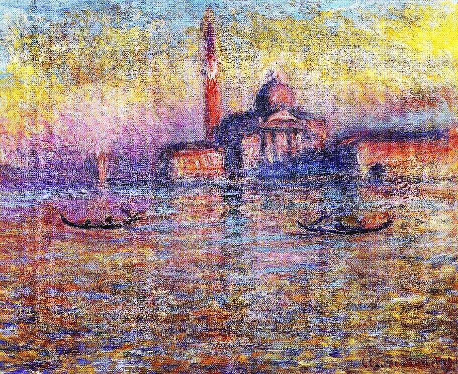 San Giorgio Maggiore 4 by Claude Monet - Hand-Painted Oil Painting Reproduction
