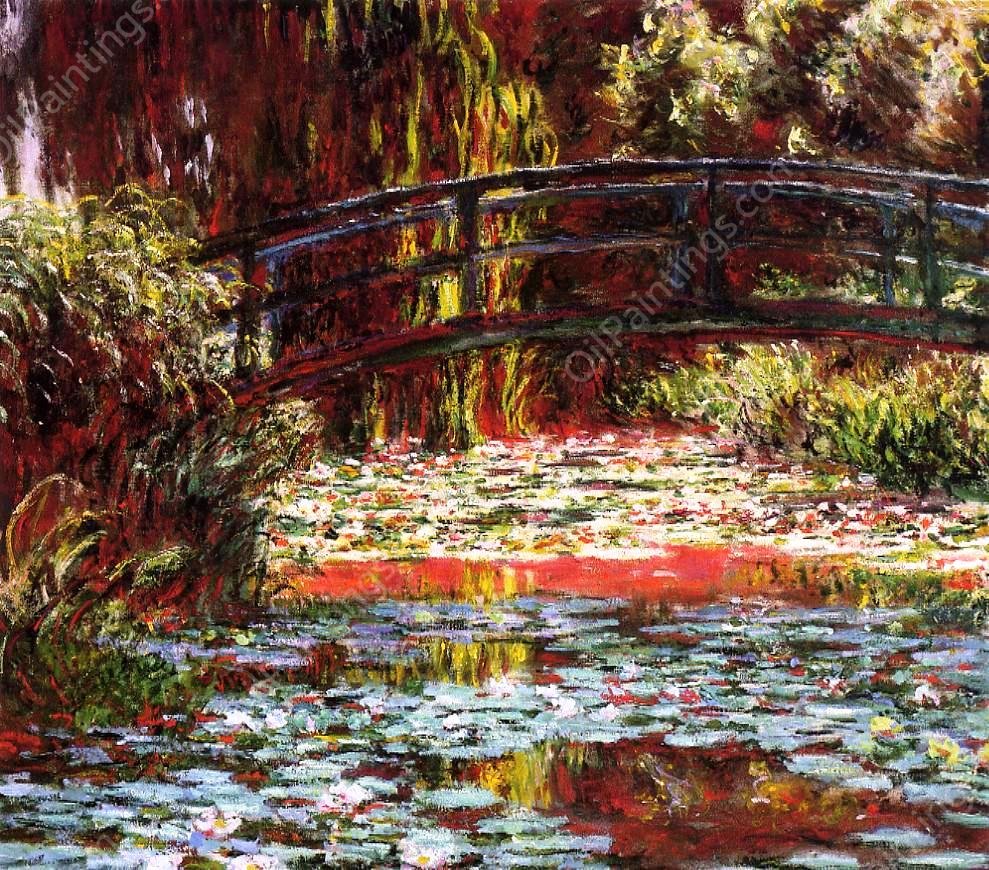 The Bridge Over the Water-Lily Pond by Claude Monet - Hand-Painted Oil Painting Reproduction