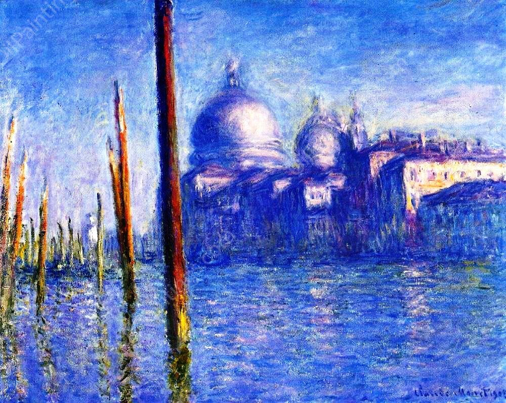 The Grand Canal 4 by Claude Monet - Hand-Painted Oil Painting Reproduction