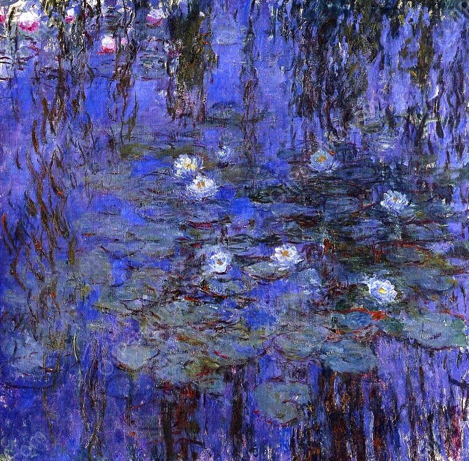 Water-Lilies 10 by Claude Monet - Hand-Painted Oil Painting Reproduction