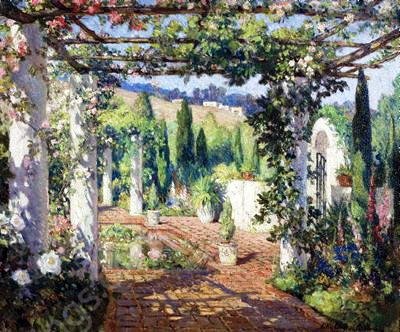 Samarkand, Santa Barbara by Colin Campbell Cooper - Hand-Painted Oil Painting Reproduction