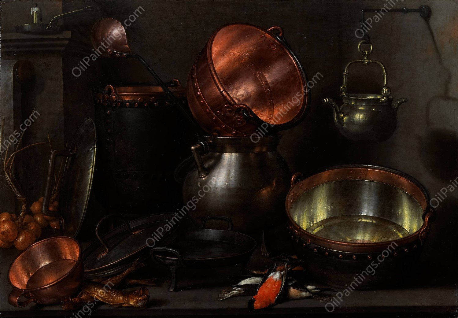 Allegory of the Four Elements  by Cornelis Jacobsz Delff - Hand-Painted Oil Painting Reproduction