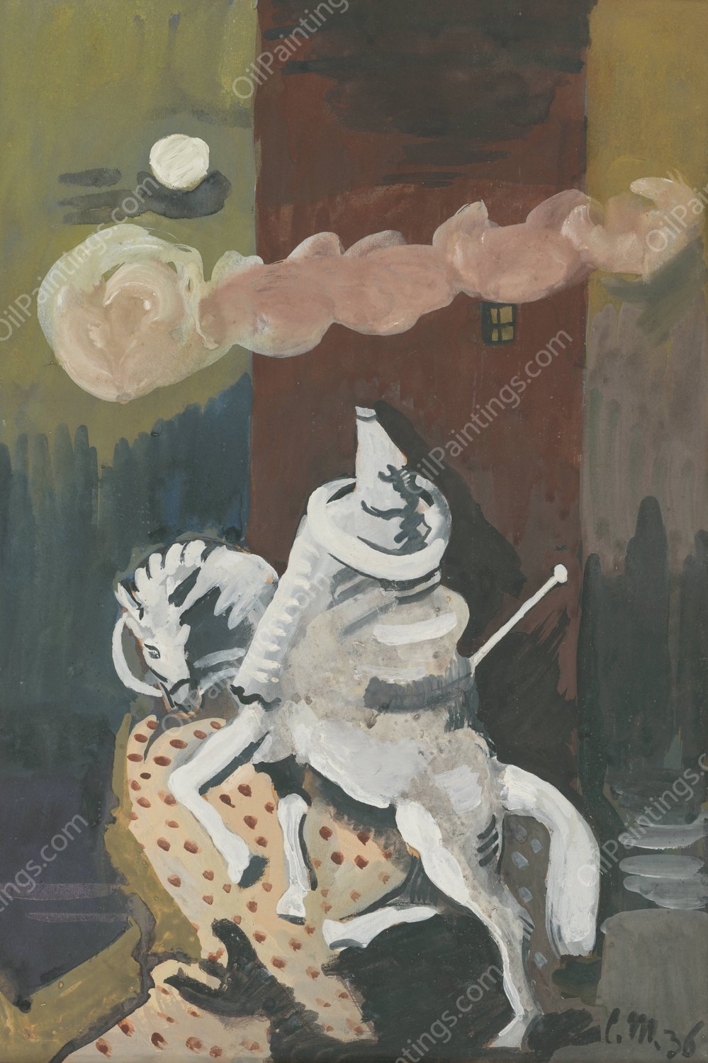 V Noci  by Cyprian Majernik - Hand-Painted Oil Painting Reproduction