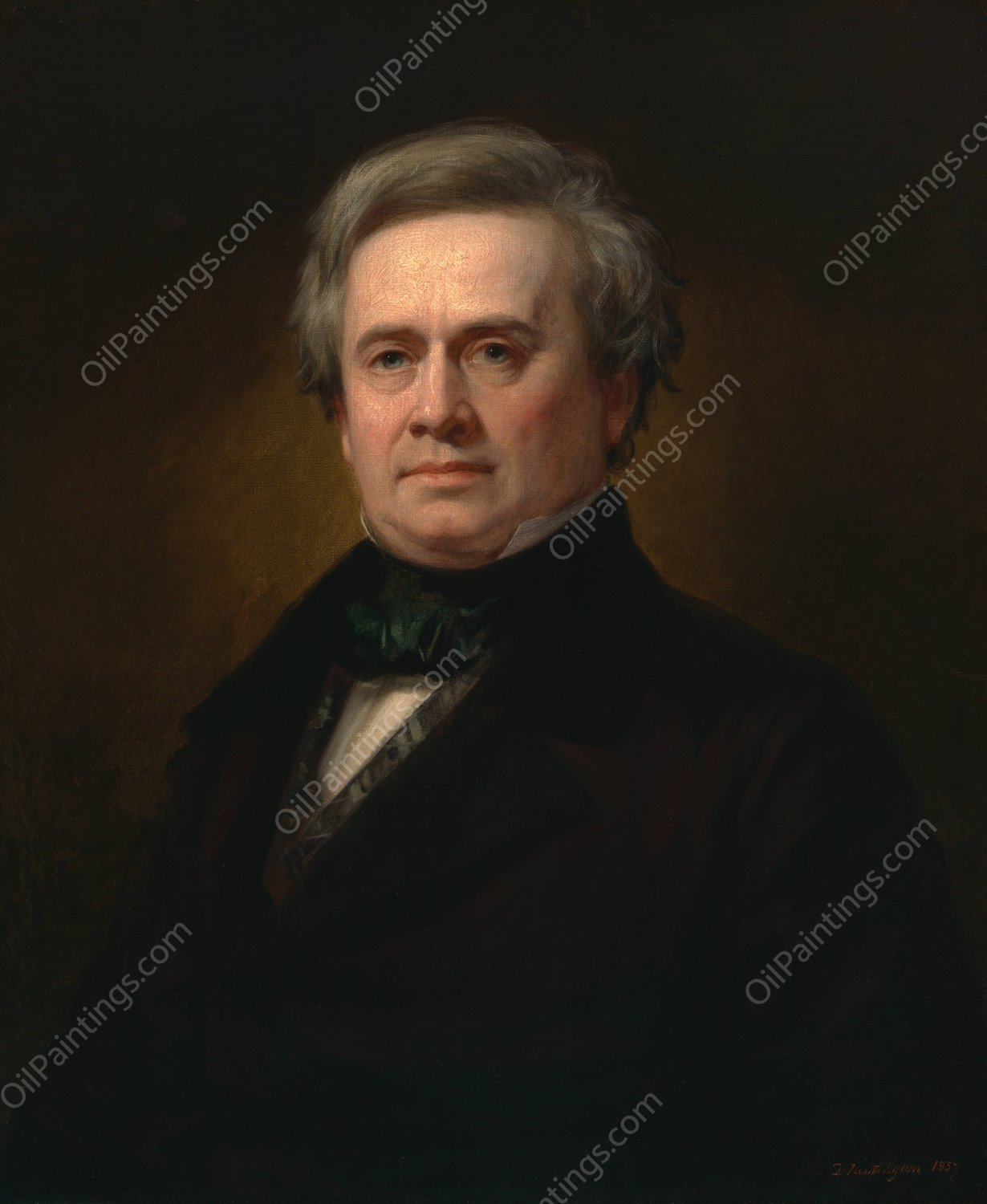 Joseph Henry  by Daniel Huntington - Hand-Painted Oil Painting Reproduction