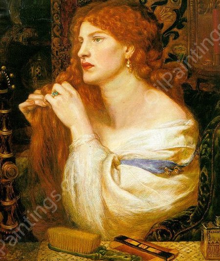 Aurelia by Dante Gabriel Rossetti - Hand-Painted Oil Painting Reproduction