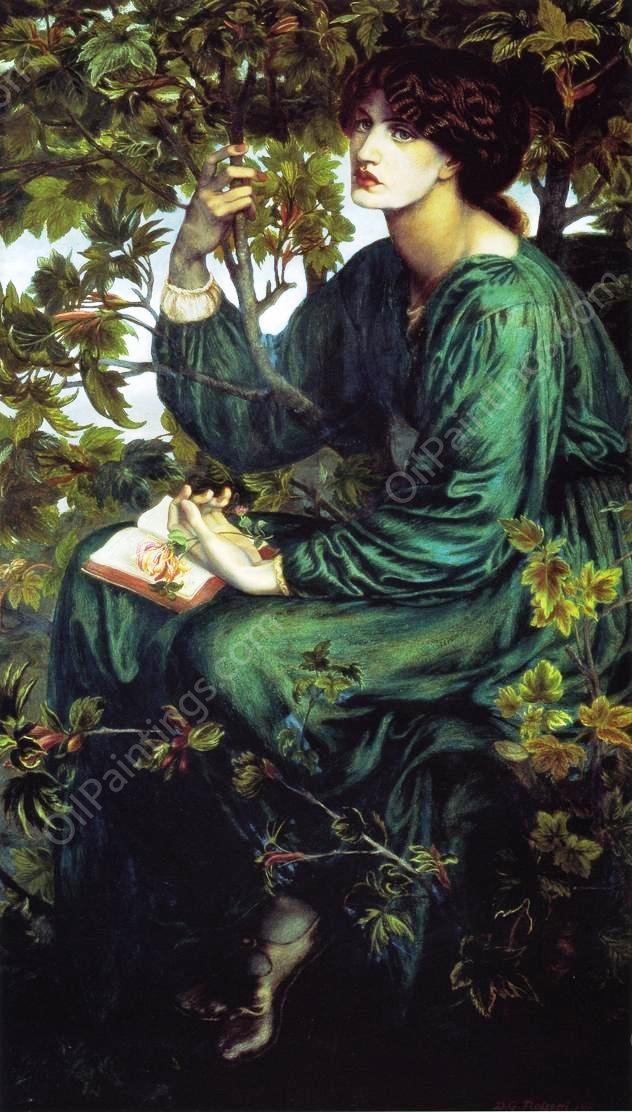 The Day Dream by Dante Gabriel Rossetti - Hand-Painted Oil Painting Reproduction