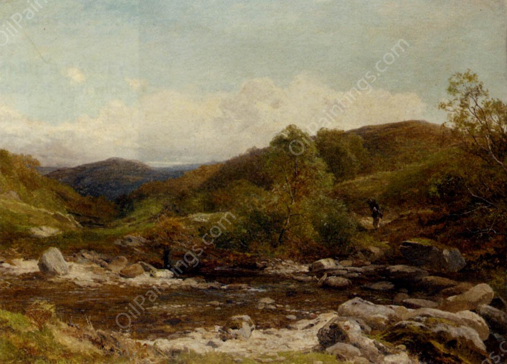 In Glen Mallin by David Bates - Hand-Painted Oil Painting Reproduction