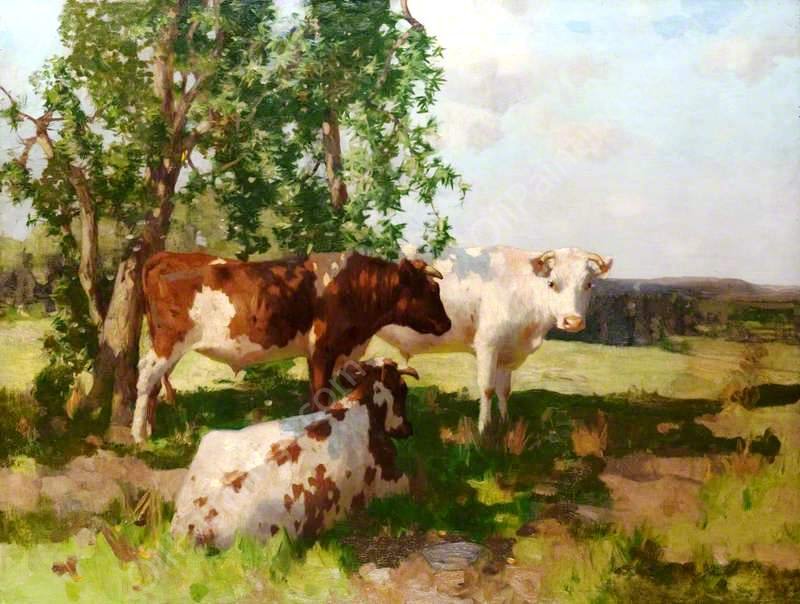 Sunshine and Shadow by David Gauld - Hand-Painted Oil Painting Reproduction