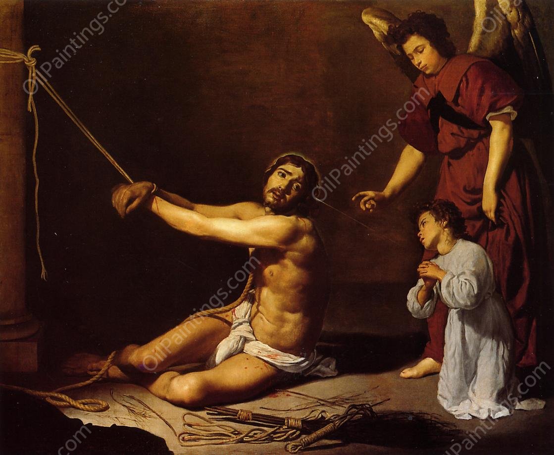 Christ and the Christian Soul by Diego Velazquez - Hand-Painted Oil Painting Reproduction