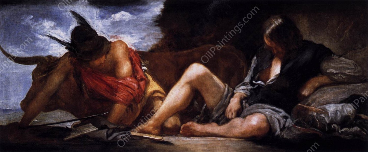 Mercury and Argus by Diego Velazquez - Hand-Painted Oil Painting Reproduction