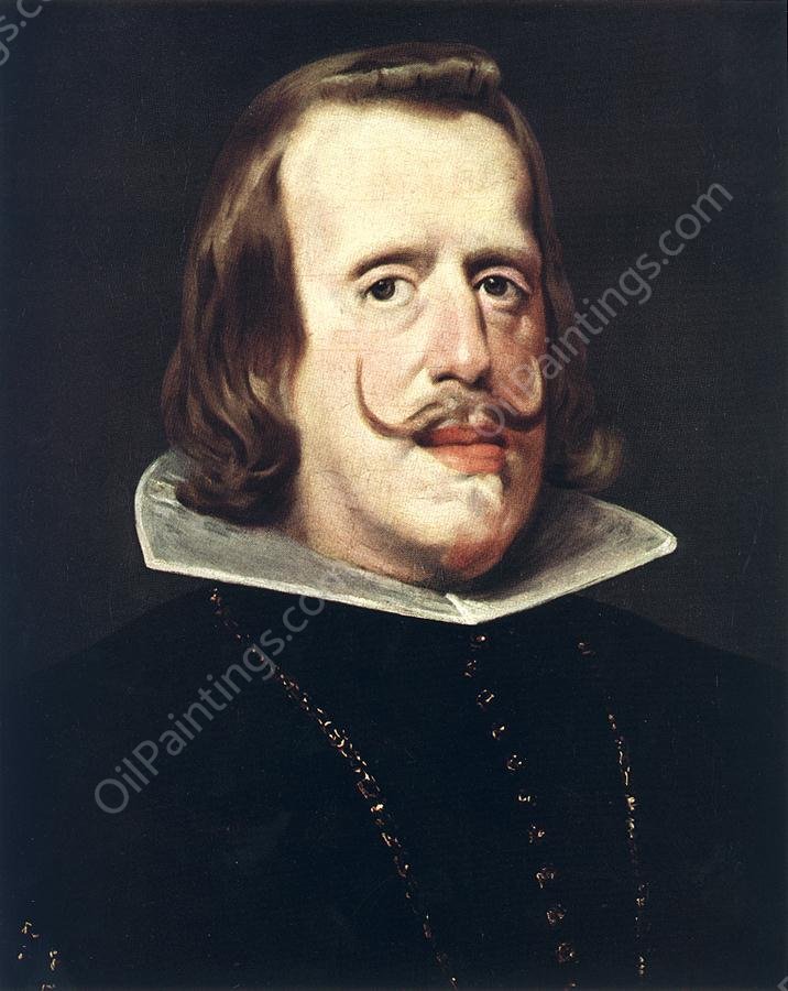 Portrait of Philip IV by Diego Velazquez - Hand-Painted Oil Painting Reproduction