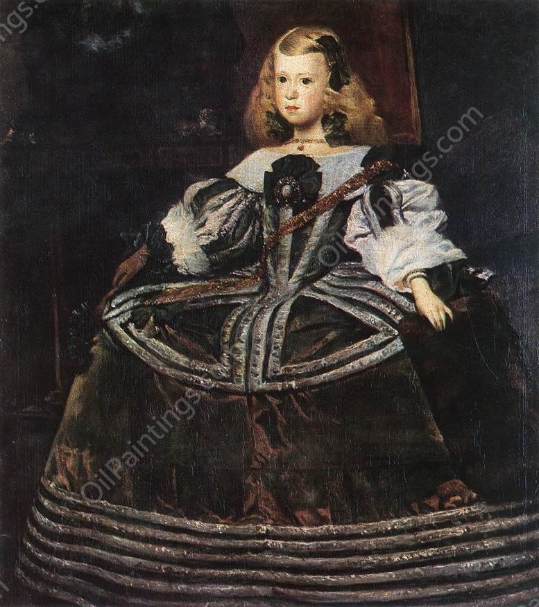 Portrait of the Infanta Margarita by Diego Velazquez - Hand-Painted Oil Painting Reproduction