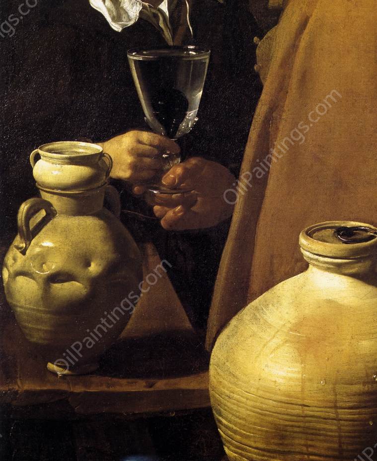 The Waterseller of Seville Detail by Diego Velazquez - Hand-Painted Oil Painting Reproduction