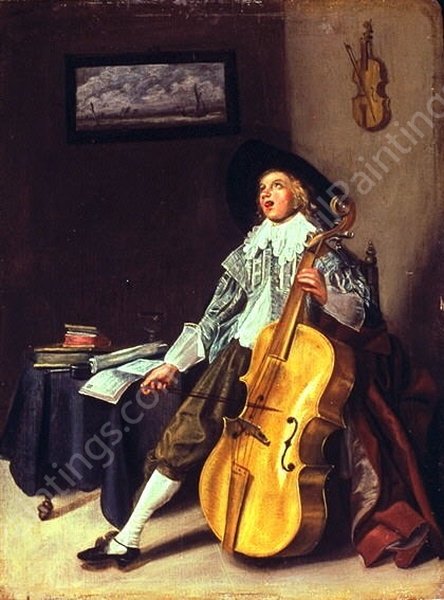 Das Solo by Dirck Hals - Hand-Painted Oil Painting Reproduction